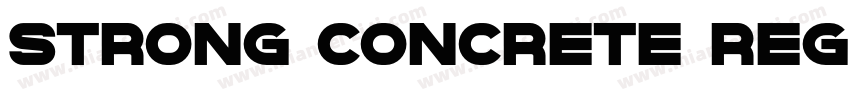 strong concrete regu字体转换